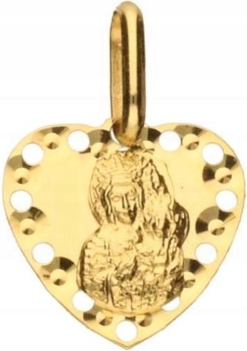 Zlatý přívěsek 585 Panna Maria Čenstochovská – módní vzor na řetízek