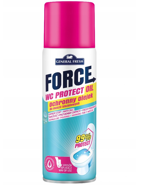 GENERAL FRESH Force ochronny olejek do WC 200ml