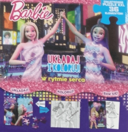 

Barbie. Układaj i koloruj. W rytmie serca