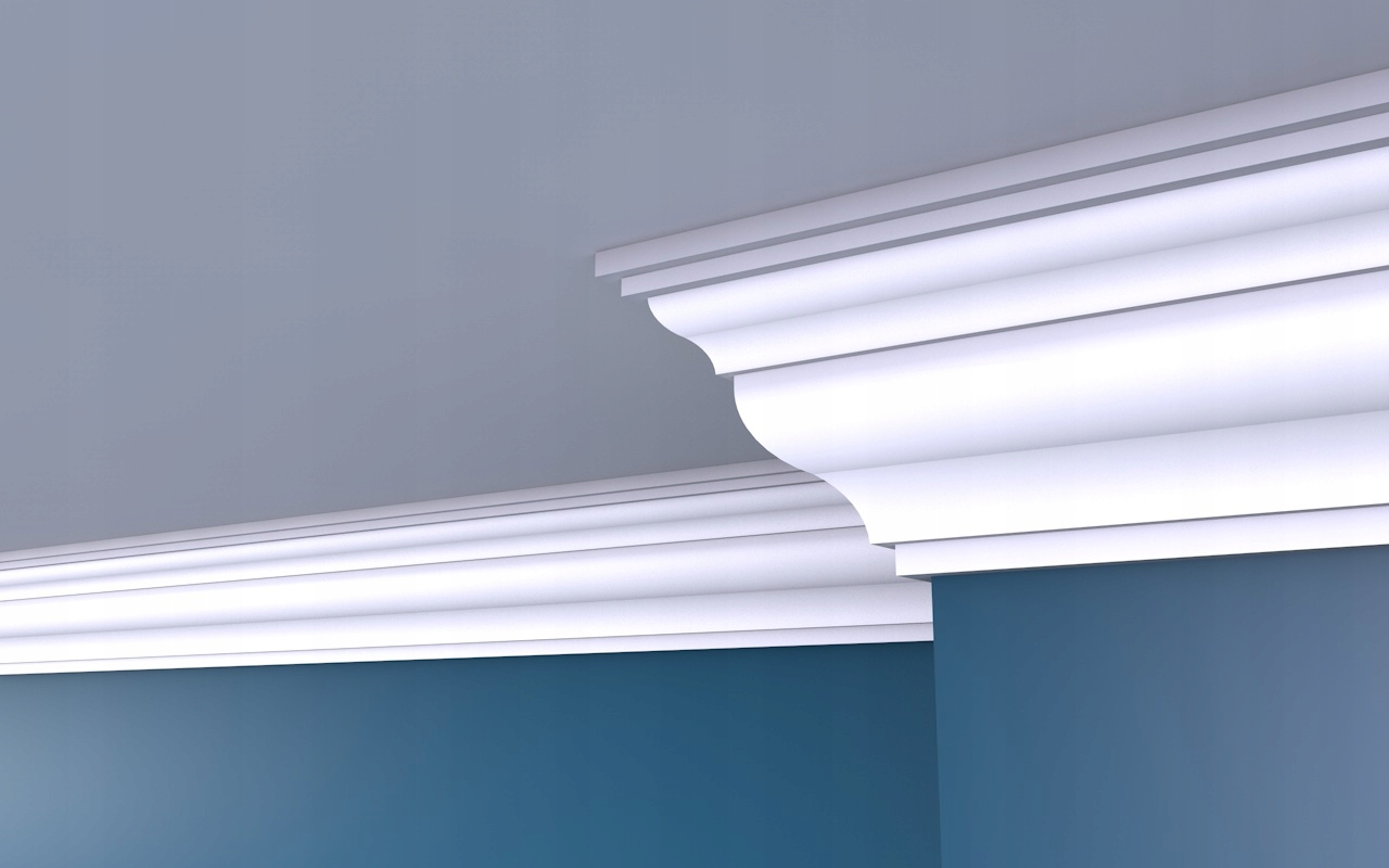 LISTWA SUFITOWA, Gzyms listwa, sztukateria LPC-10 Wysokość 100 mm