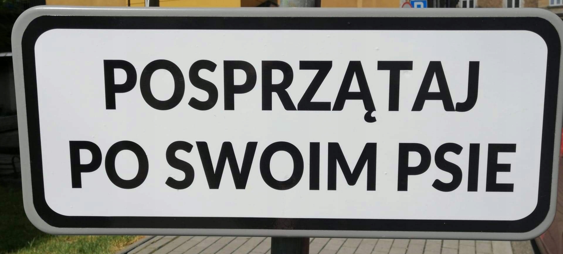 Tabliczka z tekstem, znak drogowy 60x25cm kpl Kod producenta 64-101