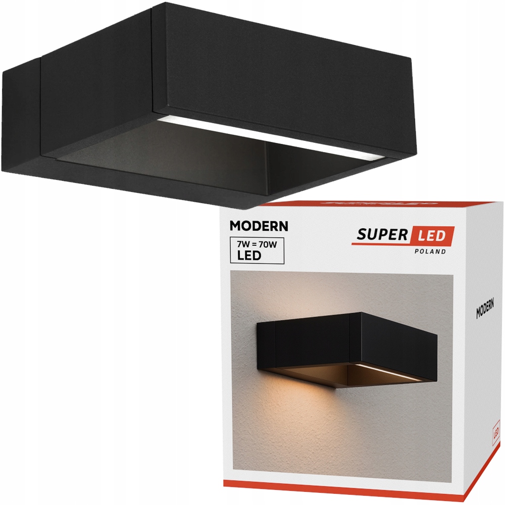 Zahradní nástěnné svítidlo Led Fasádní lampa 7W Led 70W 4000K Premium