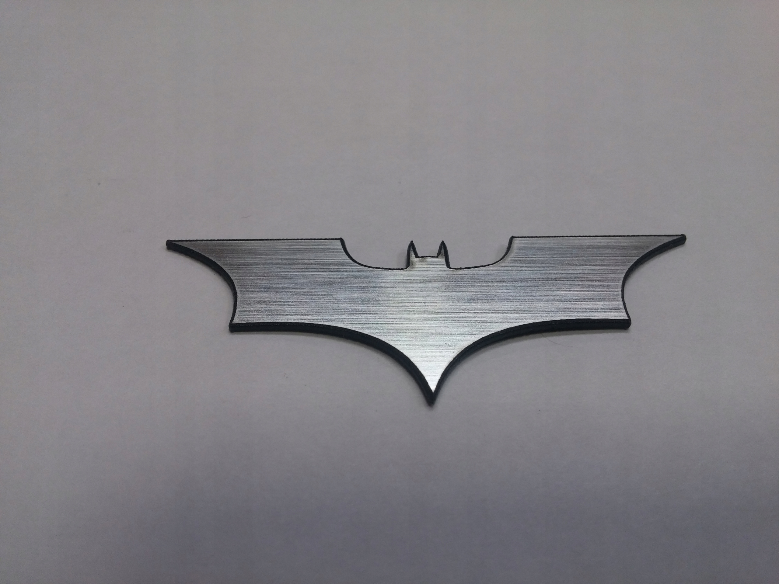 

Batman naklejka emblemat 60 x 20 mm * Srebrna