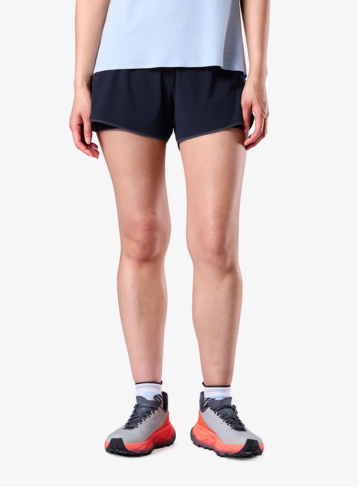 Kraťasy dámské běžecké Rossignol Sapa 2in1 Short 5in černé Xs