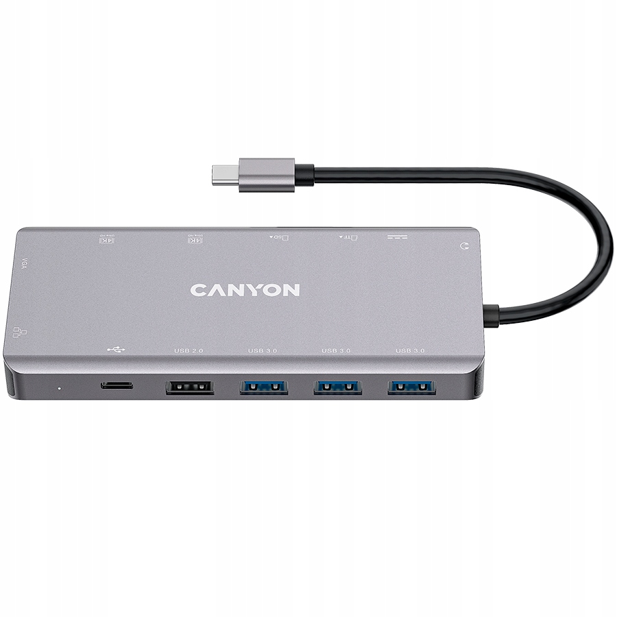CANYON HUB DS-12 13 w 1 4k USB-C Szary — 10