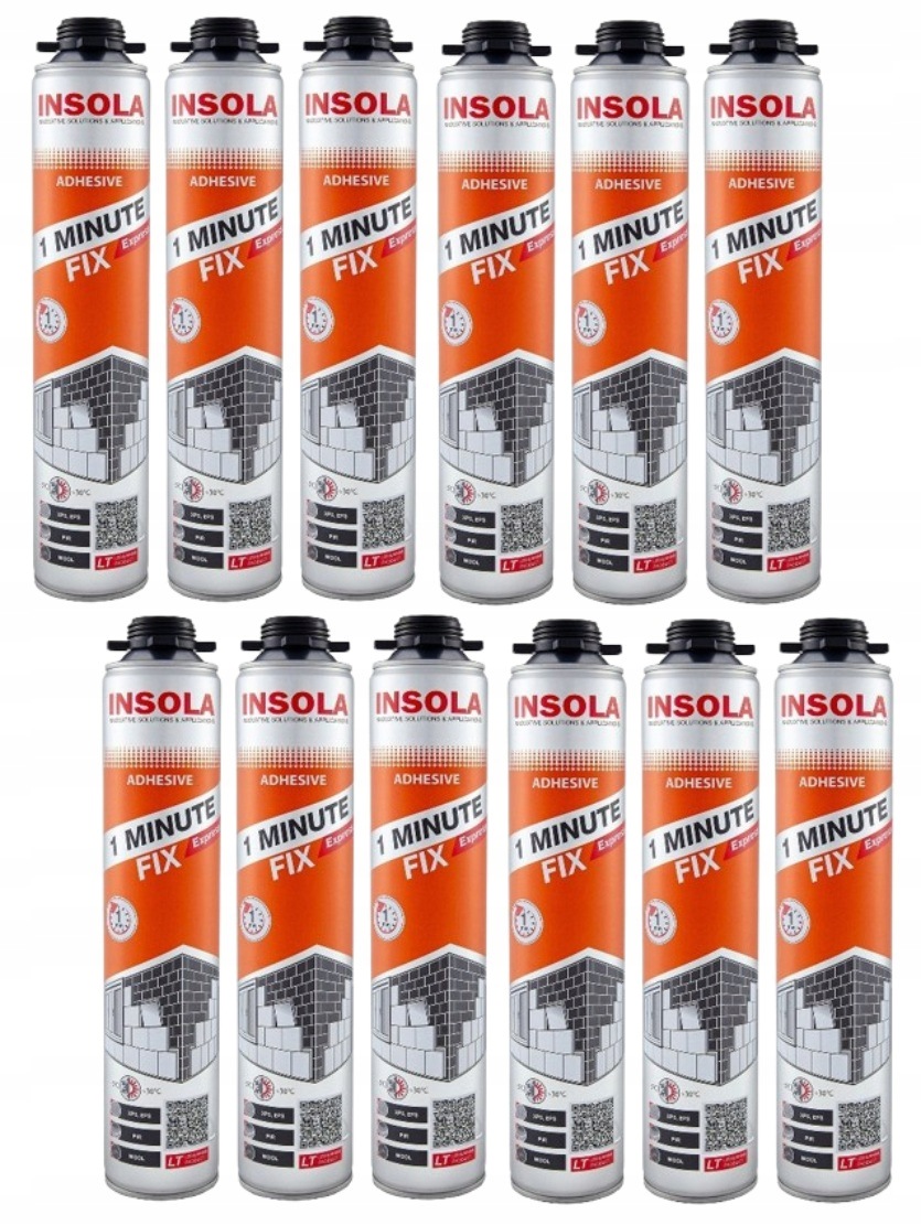 Lepidlo Na Polystyren Insola Pianoklej 1 Minute Fix Nízkotlaké 850 gr Eps Xps