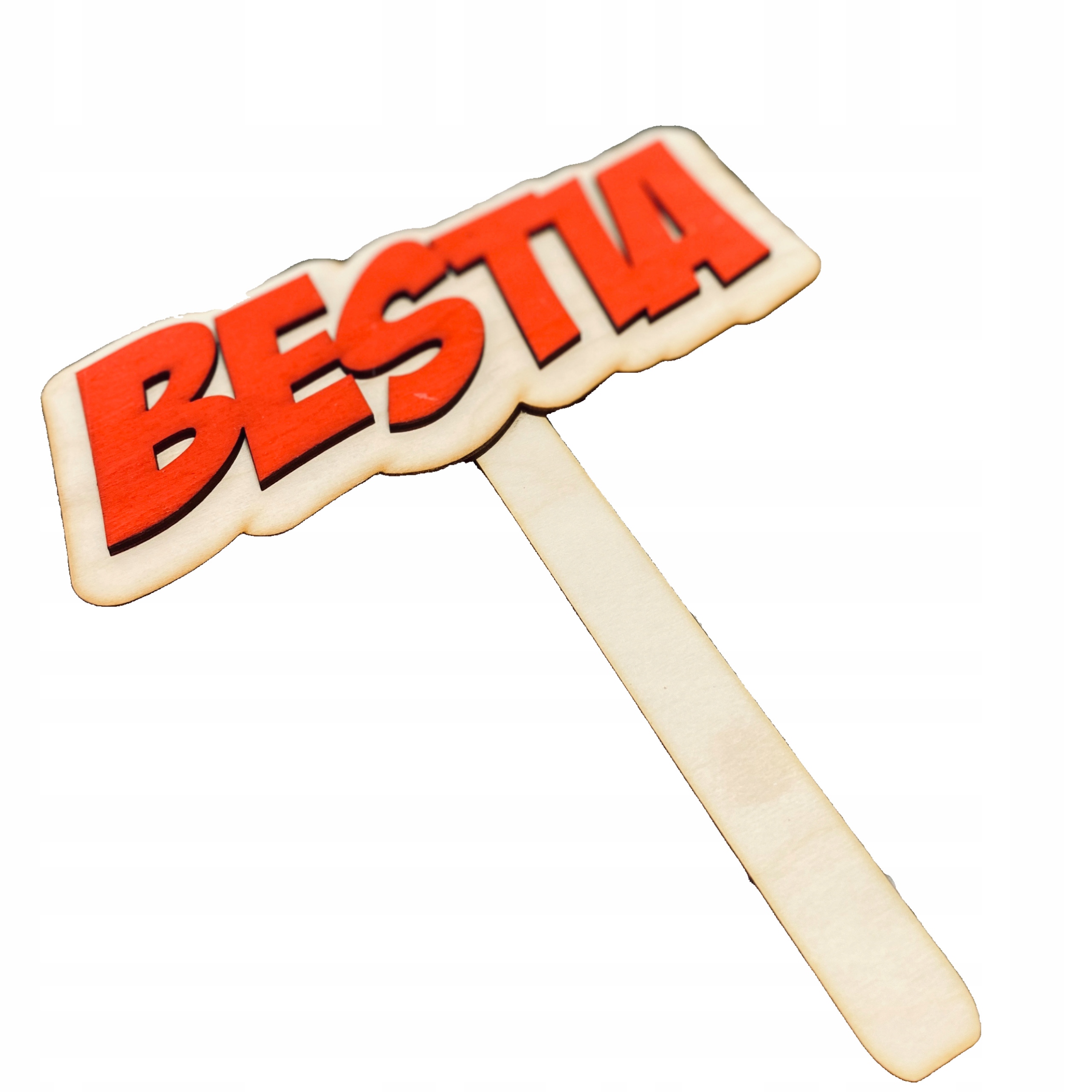 

Drewniana Tabliczka Do Fotobudki Do Zdjęć Bestia