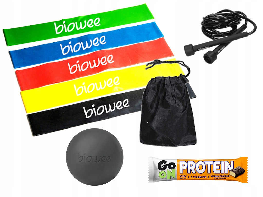 

Zestaw Gum Skakanka Piłka Lacrosse Crossfit Fitnes