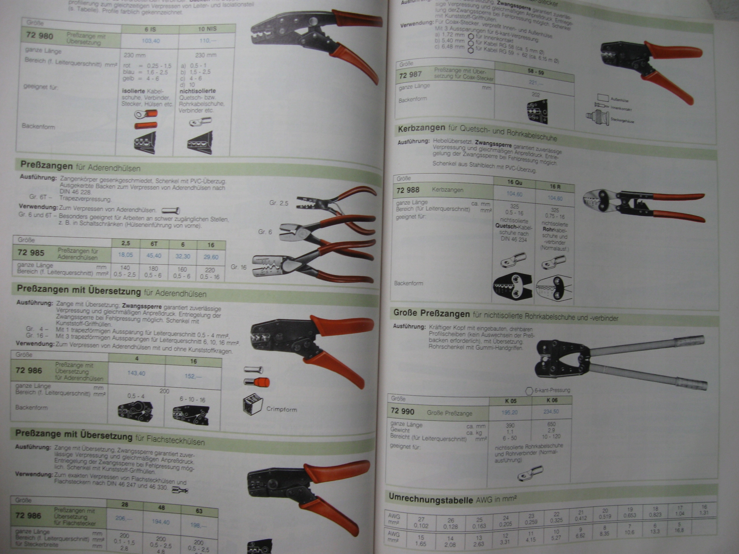 KATALOG narzędzi Mager & Wedemeyer 1989 Rok wydania 1989