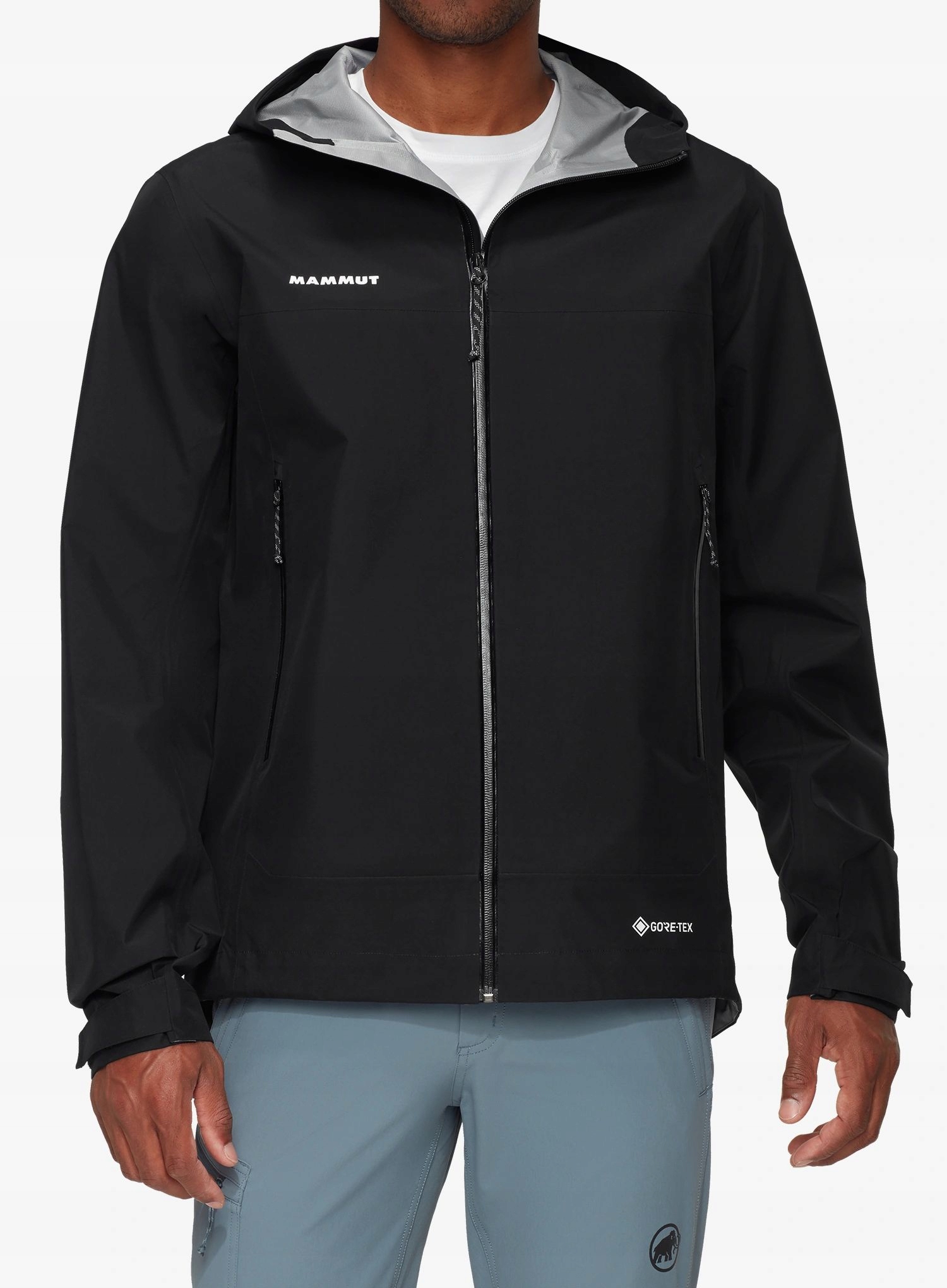 Kurtka z membraną Mammut Crater Light Hs Hooded Jacket black S