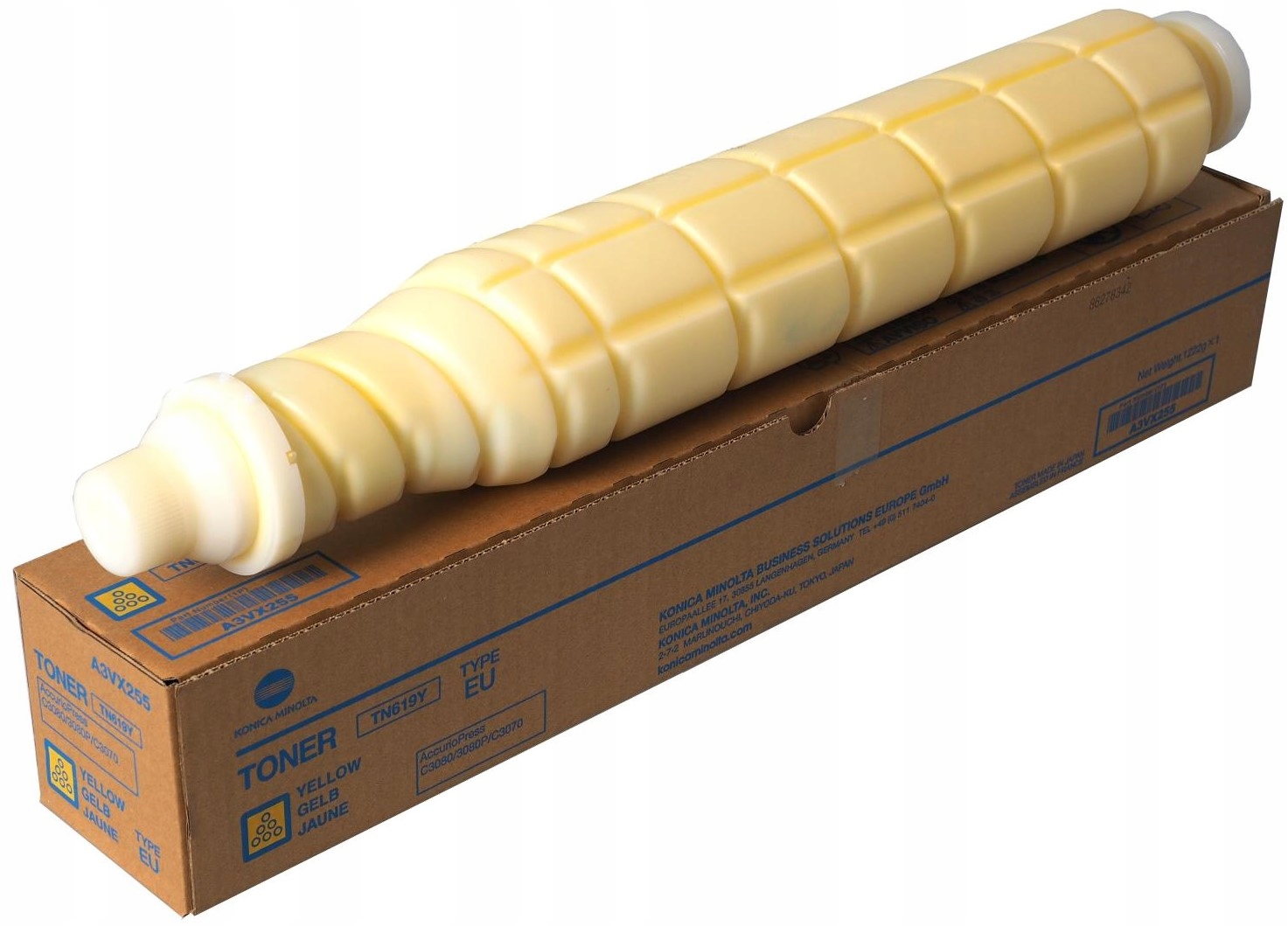 Toner TN-619Y pre A3VX255 Konica Minolta bizhub C3070 C3080 C4070 C4080