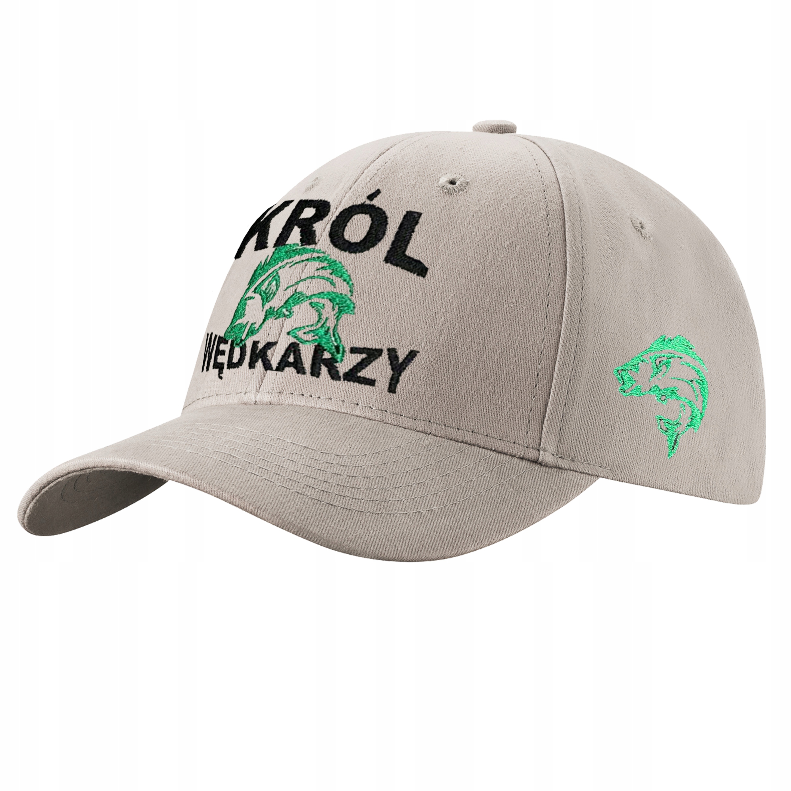 

Czapka z daszkiem dla wędkarza Król Wędkarzy Ryba