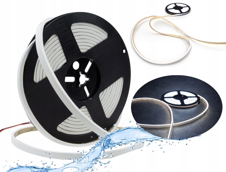 Led páska Boční Neon flex Cob 24V 7W IP67 voděodolná, ohebná, pružná, 5 m