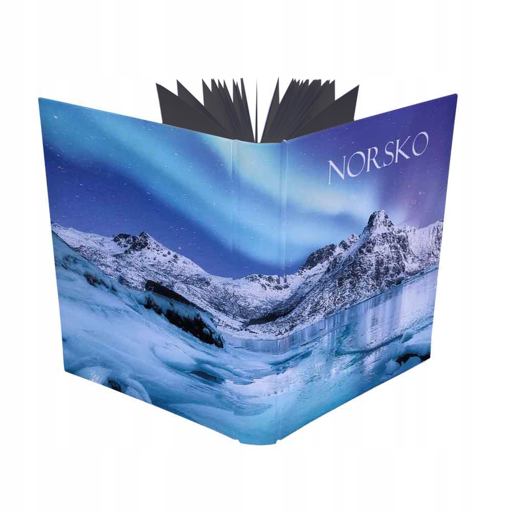 Tradiční album s 30 černými listy 19,5x26 cm Norsko 693(cz)