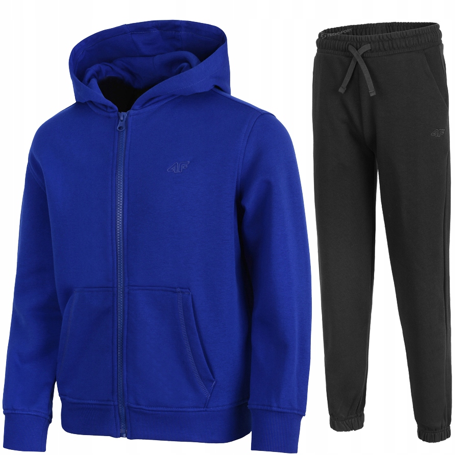 4F Ocieplany Chłopięcy Dres Komplet Bluza Rozpinana Spodnie rozm 164