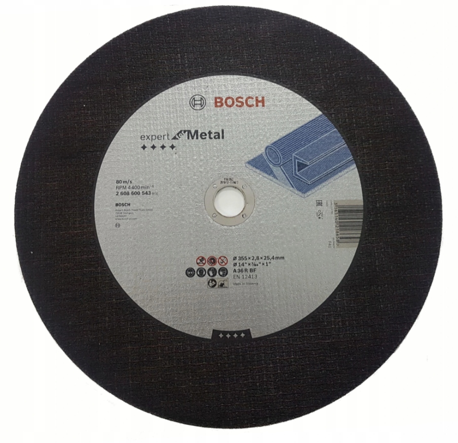 Режущий диск Bosch для металла прямой 355 мм / 2,8 мм