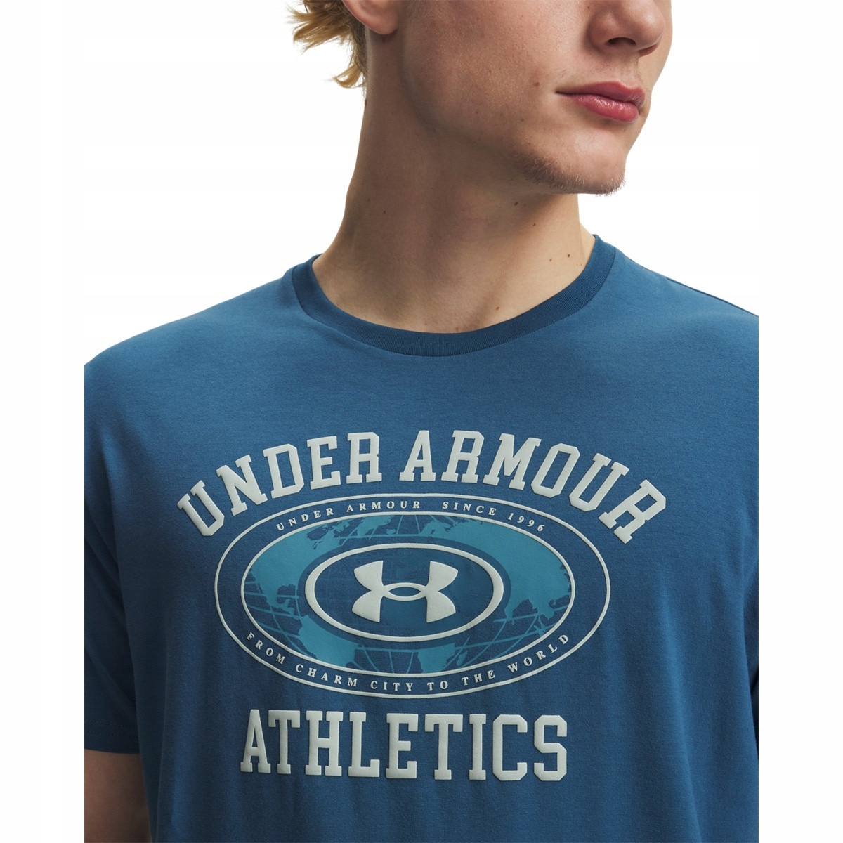 Under Armour Pánské tričko Under Armour Ua M 60/40S Armor Globe Ss-blu