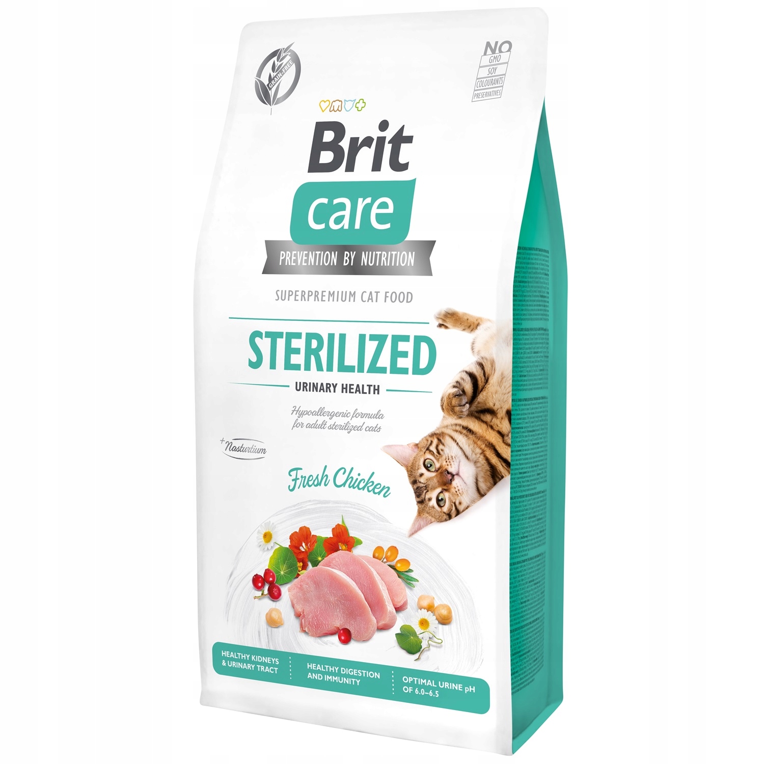Levně Brit Care Cat Grain-Free Sterilized Urinary Health Chicken 7 kg