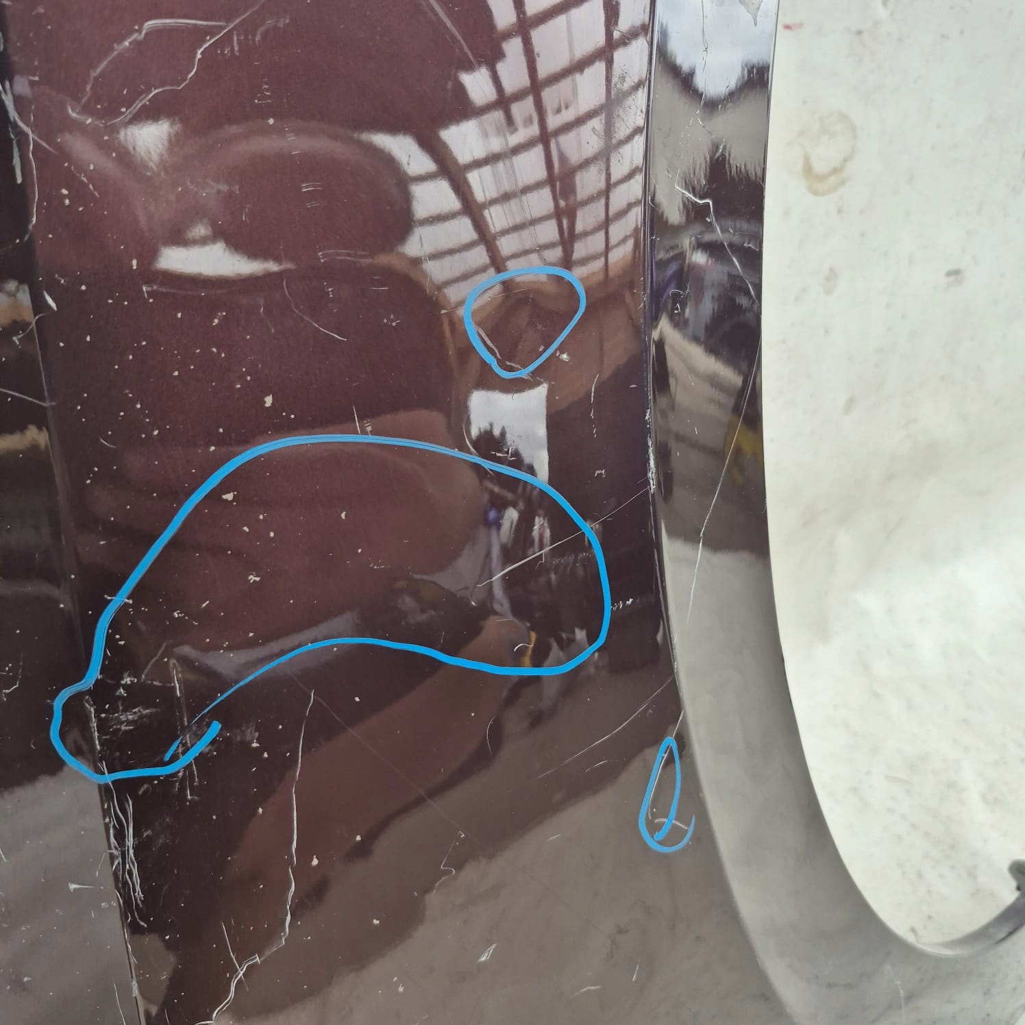 VW TOURAN II 2 15-> fender front front right