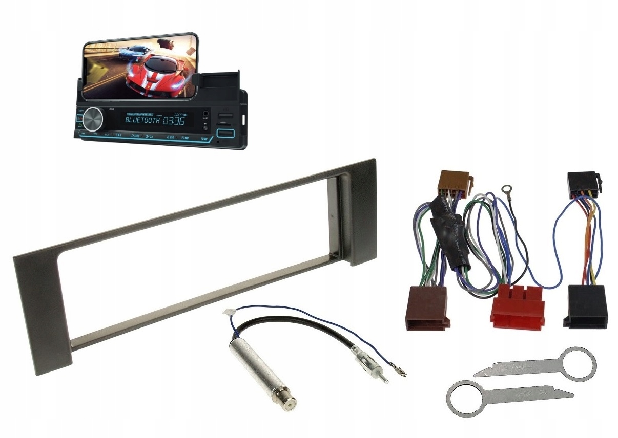 Vordon HT-230 Lincoln Bluetooth rádio s držiakom na telefón Audi A4 B6 B7