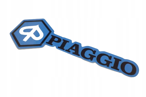 Naklejka Winylowa Motoryzacyjna Moto Italy Skuter Scooter 8,2 x 3 cm