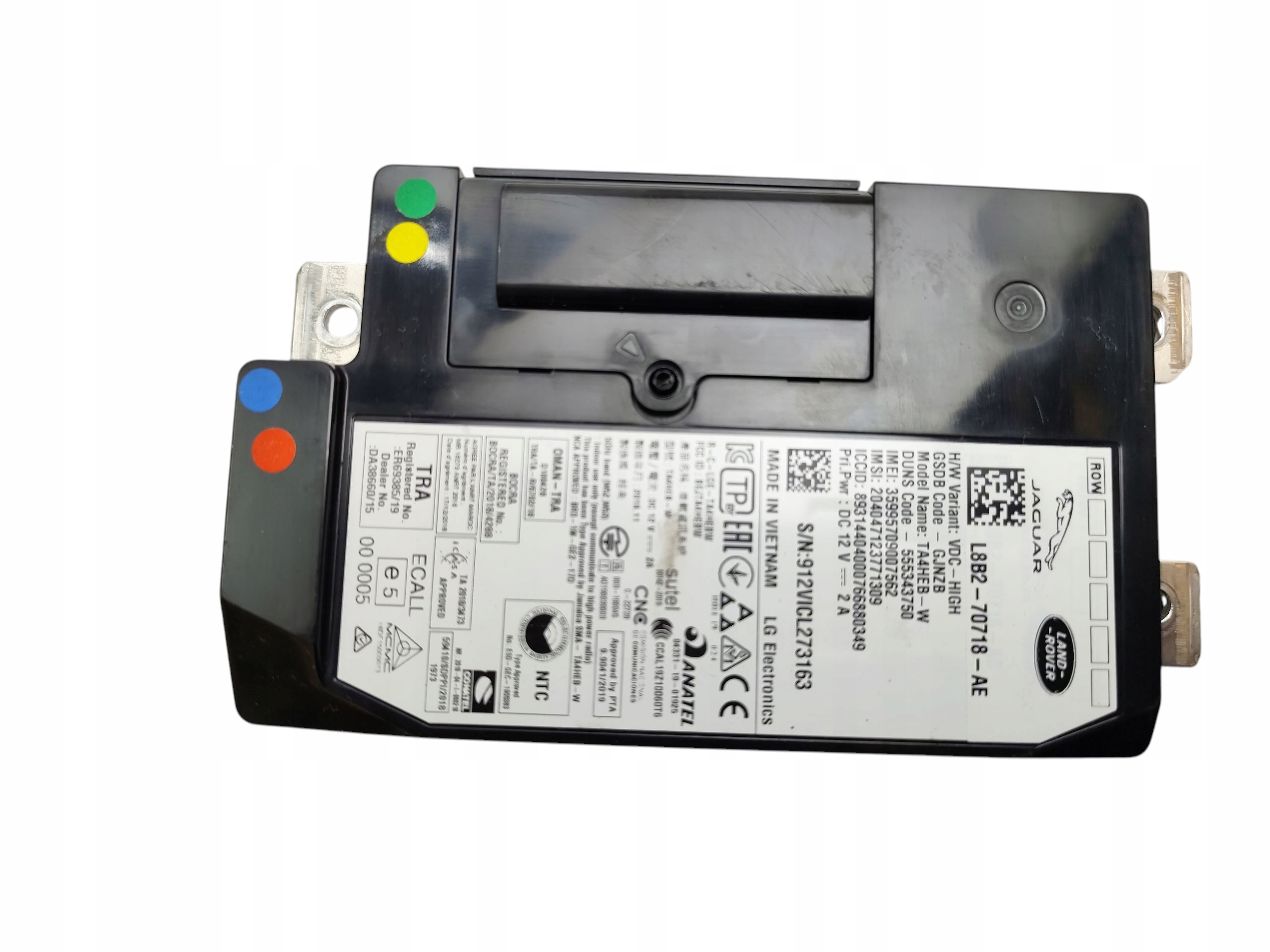 control unit module TELEMATIC LAND ROVER DEFENDER II L663 JAGUAR L8B2-70718-AE