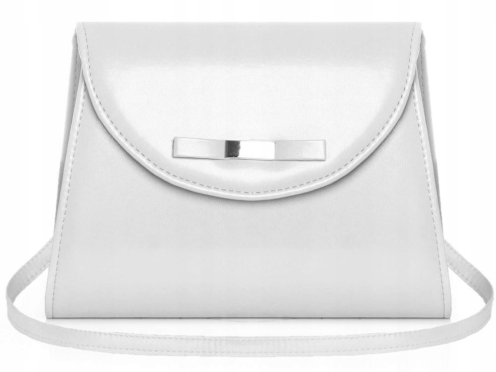 BIAŁA KOPERTÓWKA TOREBKA DAMSKA SOLOME D5 MAT