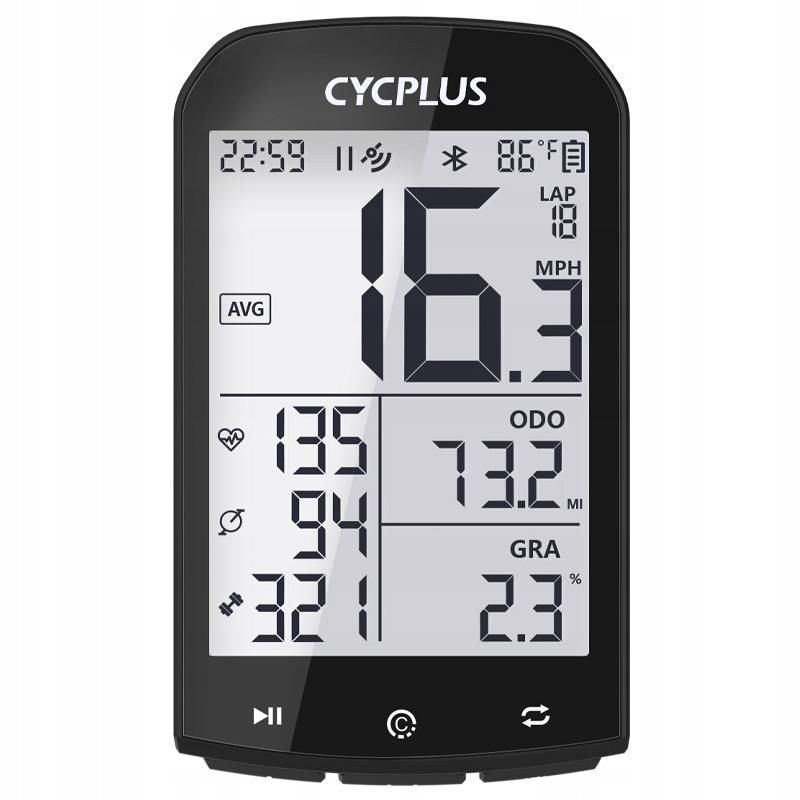 Cycplus M1 licznik rowerowy Bluetooth ANT+ GPS Марка Cycplus
