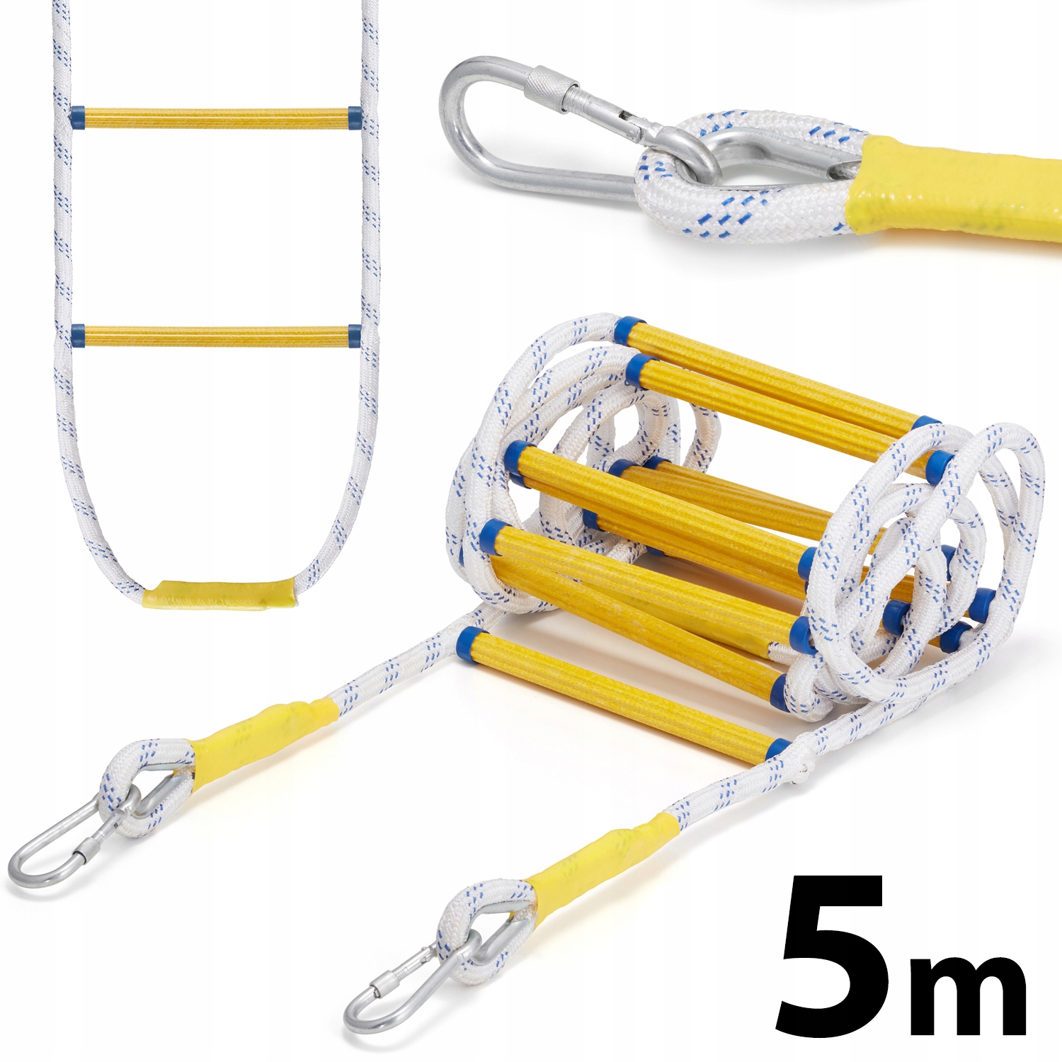Žebřík na střechu Higher 5 m Fiberglass pokrývačský