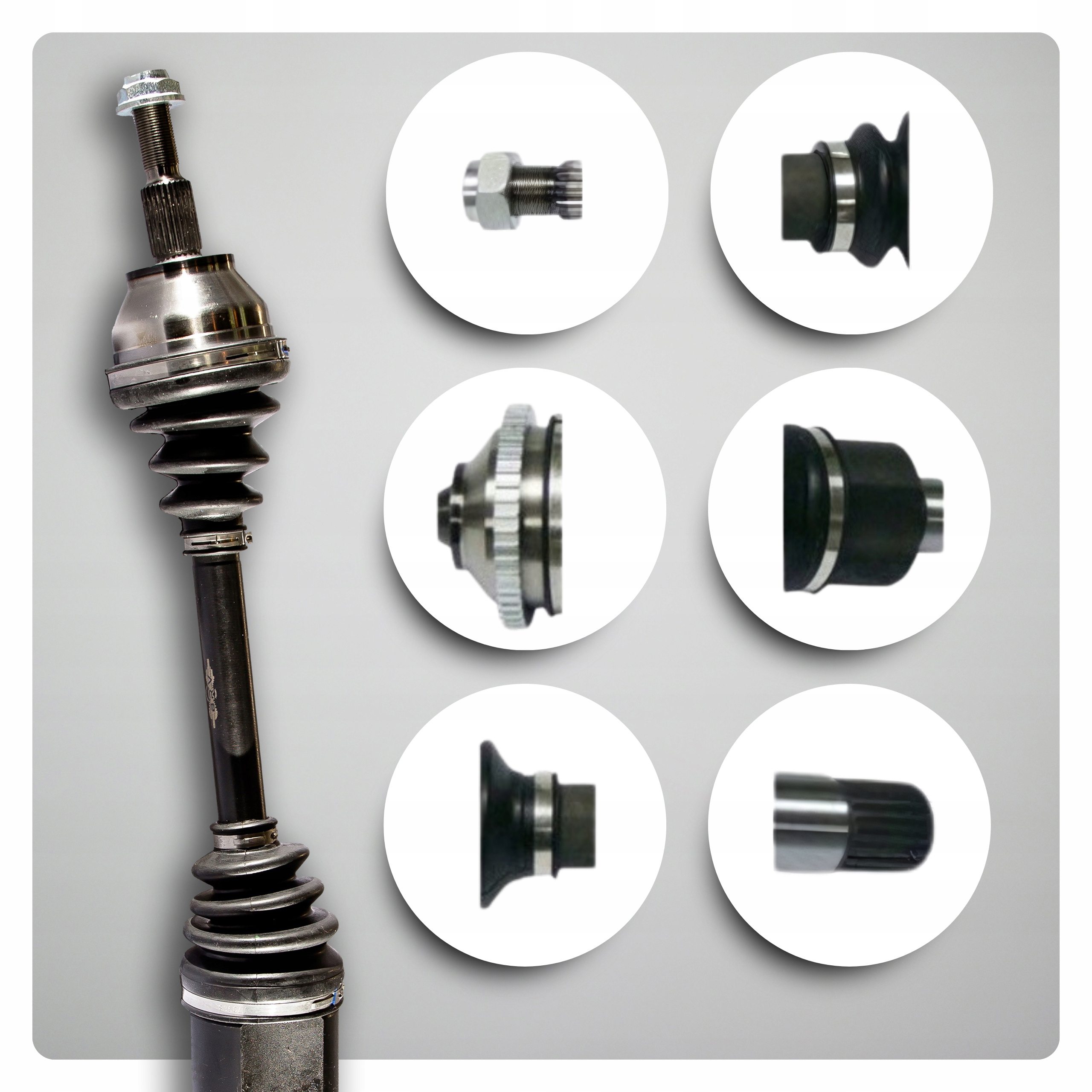 PÓŁOŚ LEWA FORD S-MAX (CJ WA6) 2.0 EcoBlue 4x4 2.0 TDCi 4x4 MANUAL NOWA Strona zabudowy przednie lewe