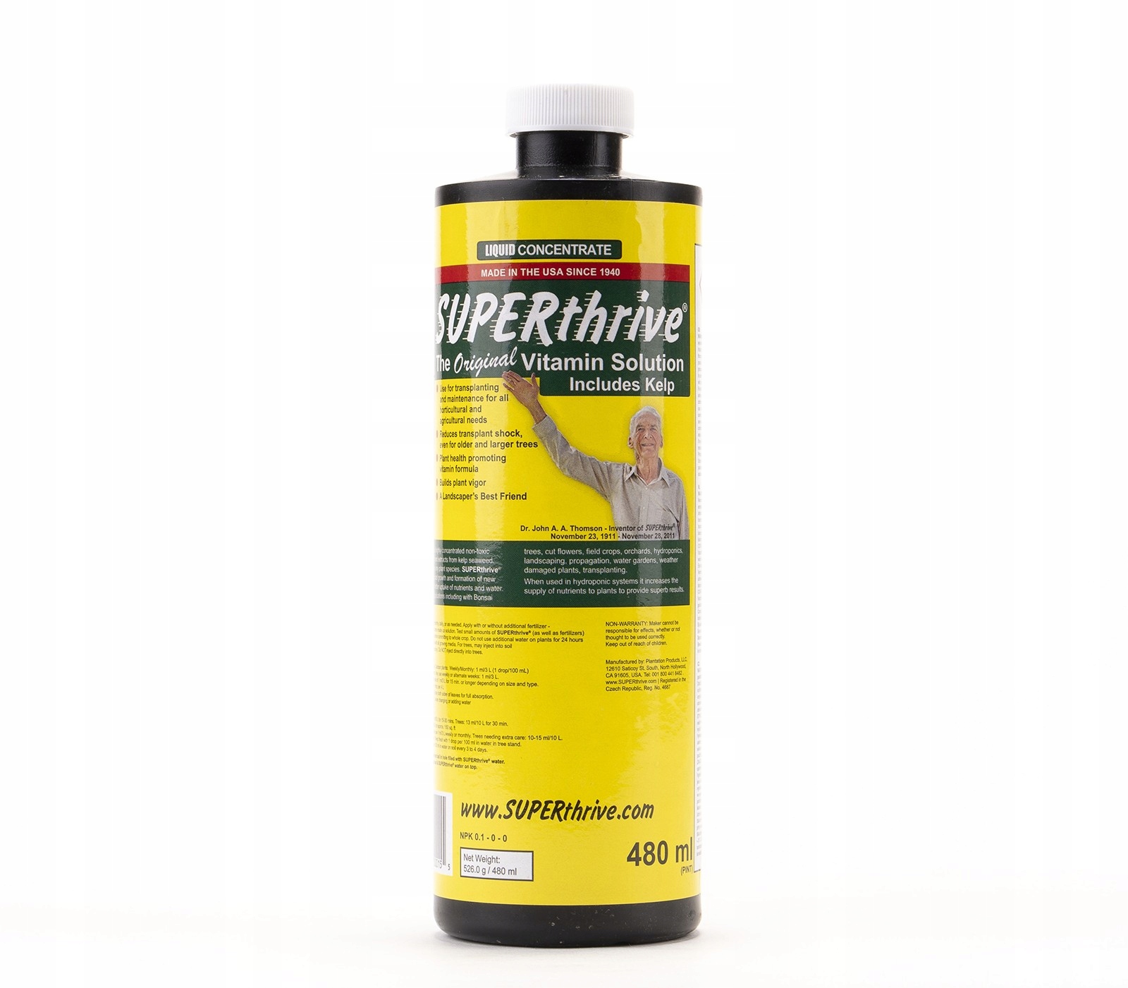 

Superthrive 480ml witaminy i hormony dla roślin