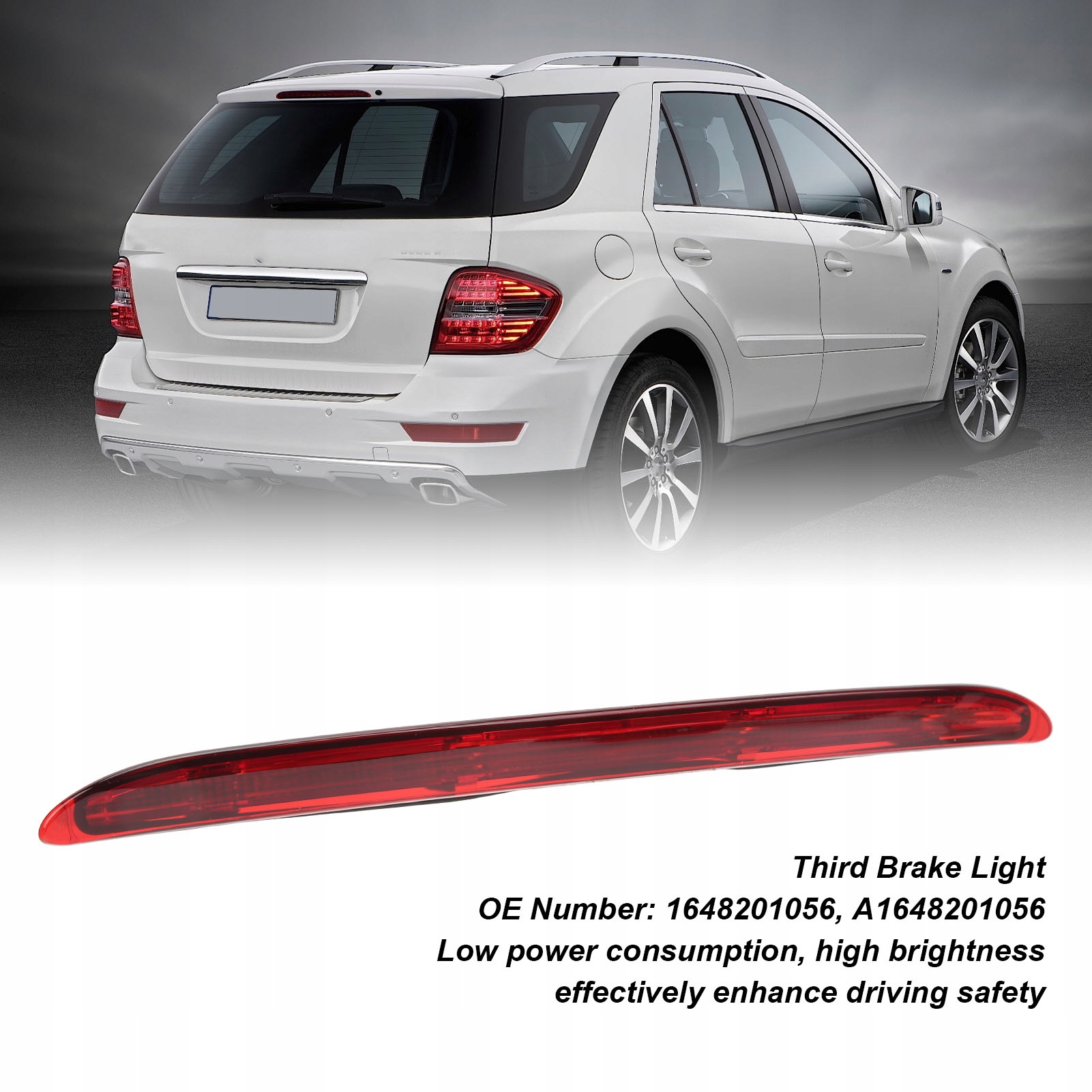 BENZ ML CLASS W164 TRZECIA LAMPA STOPU LED Wersja Europejska