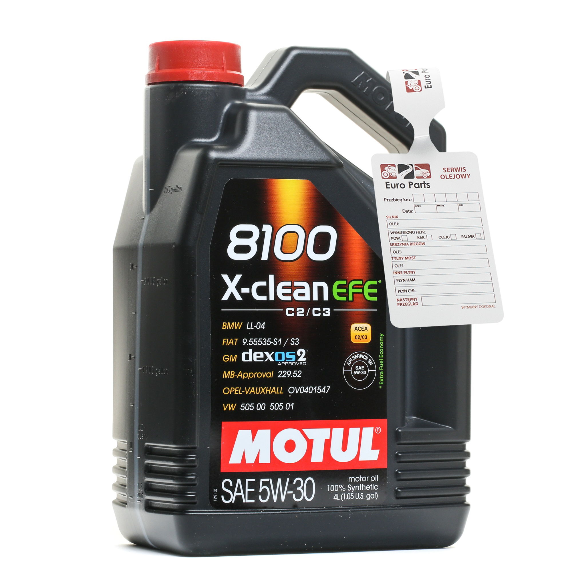 

Olej silnikowy Motul 8100 X-clean Efe 5W30 4L