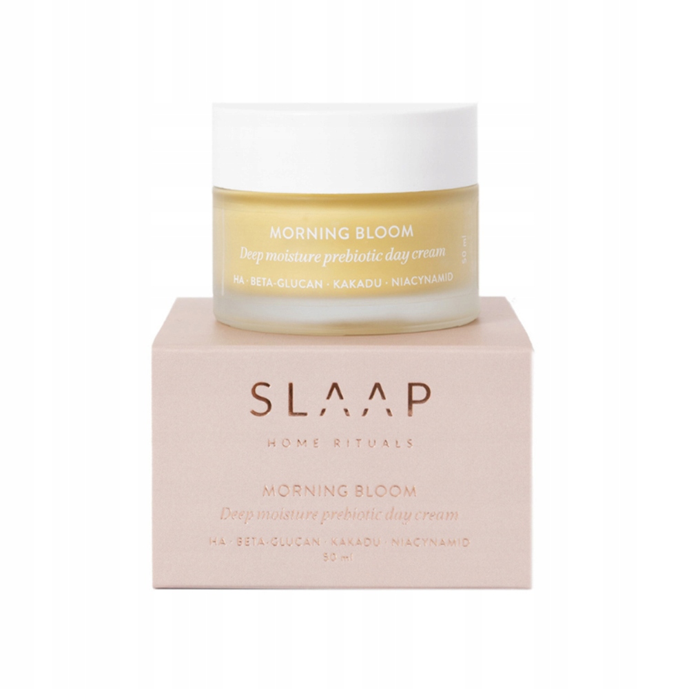 Slaap, Morning Bloom prebiotyczny krem nawilżający na dzień, 50 ml
