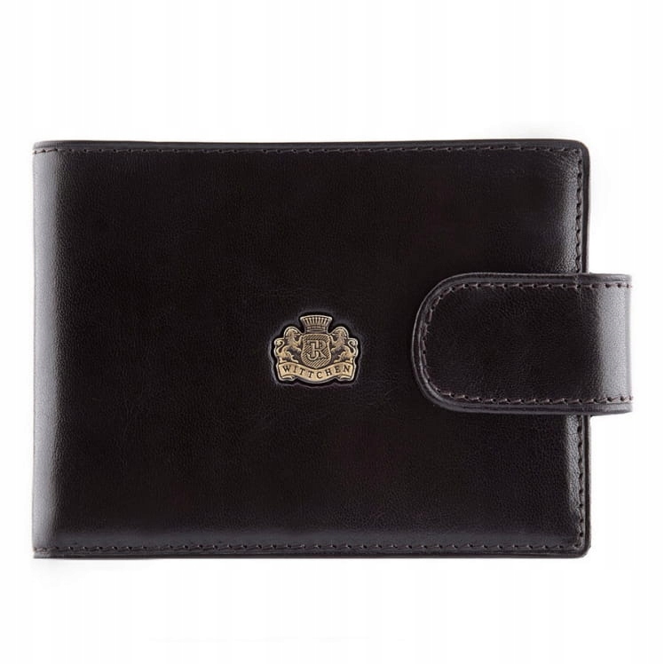 Černé kožené pouzdro na kreditní karty Wittchen Arizona 10-2-031-1