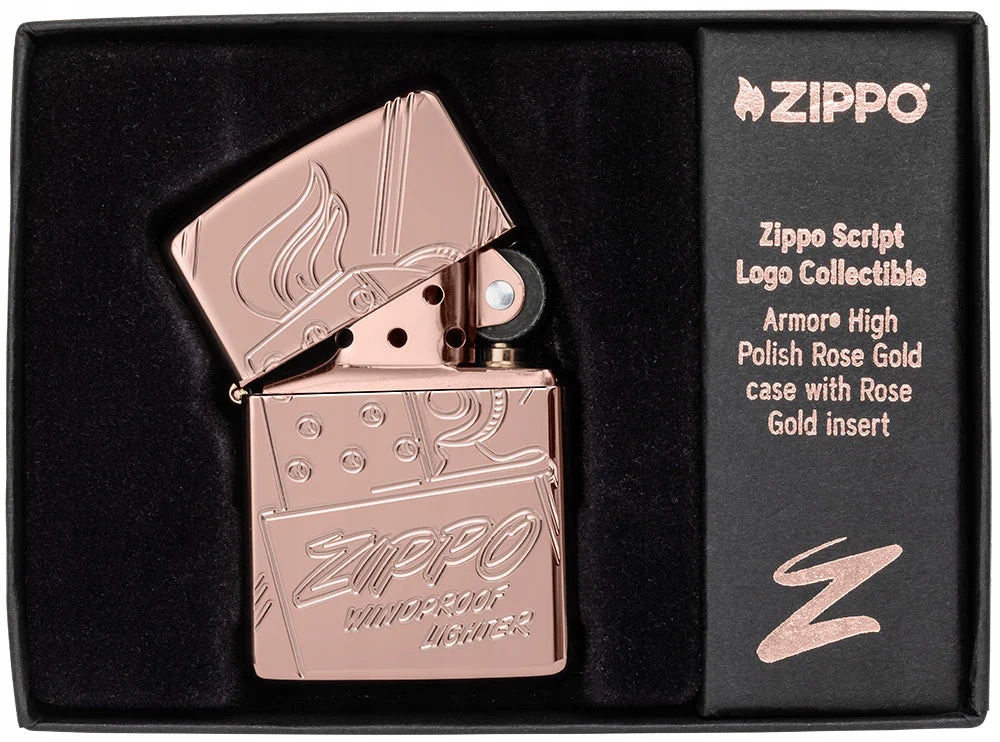 Zapalovač Zippo Script Collectible 60006832 Větruodolný benzínový