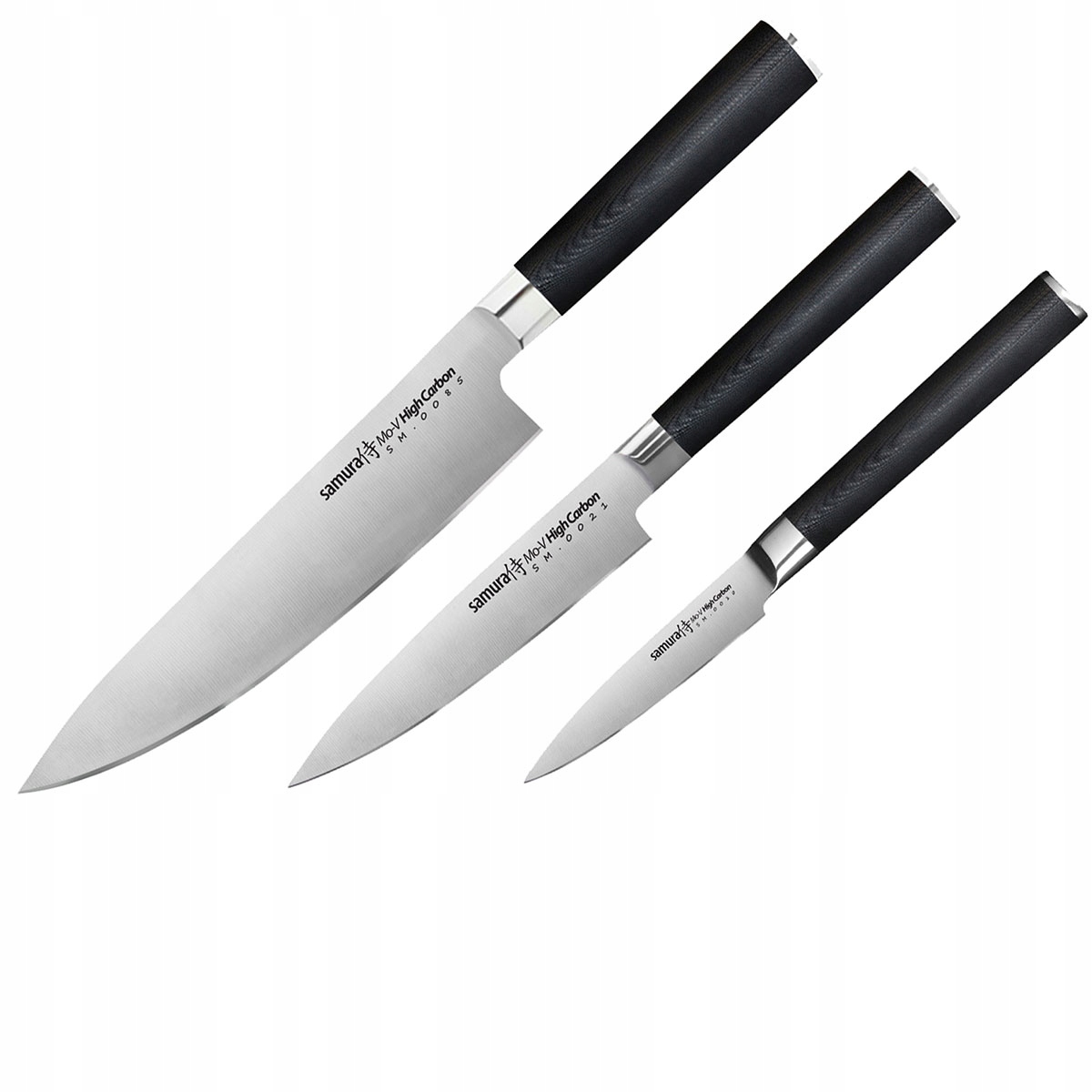 Sada 3 nožov Samura Mo-V Chef, Paring, Utility