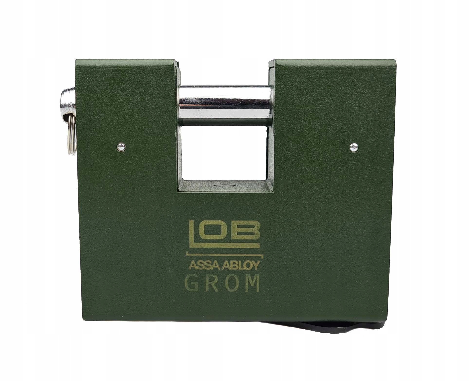 Vojenský visiaci zámok Grom 5, atest C, kl. Nato, zasúvacia tyč