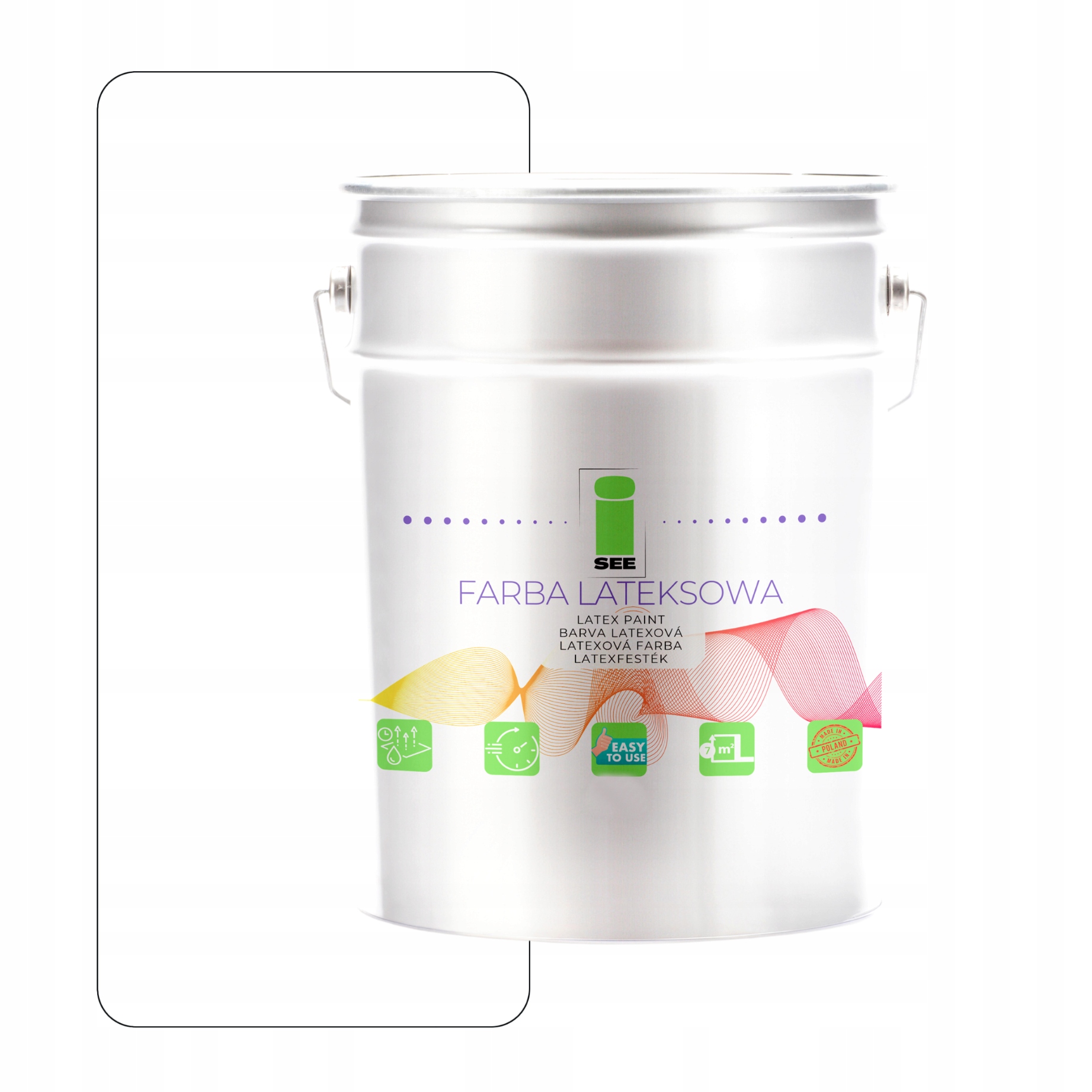 Barva Barva Na Stěny 10L I See Hypoalergenní Bílá, Prodyšná