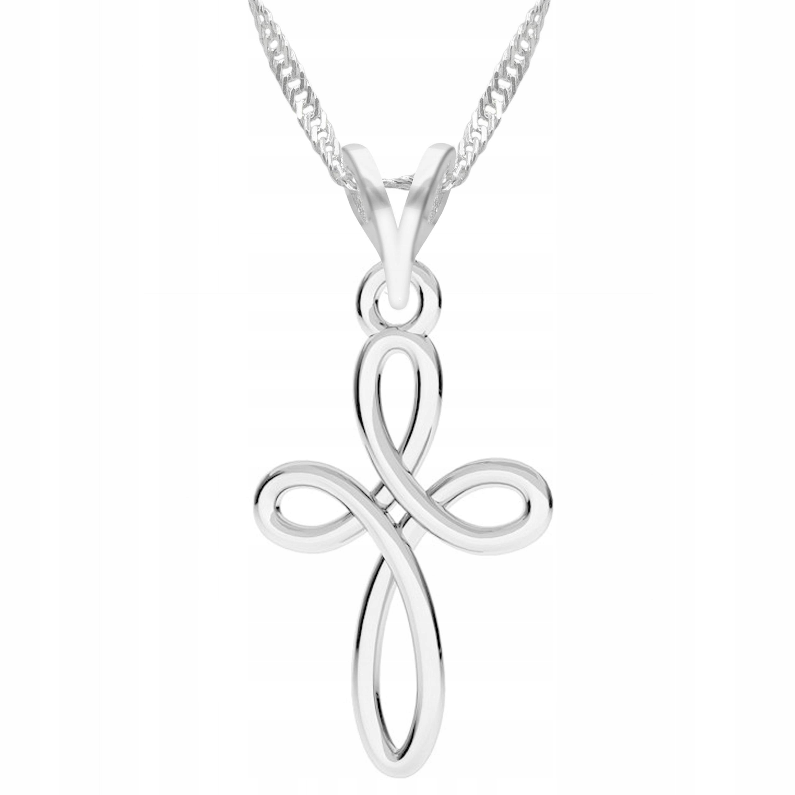 Stříbrný náhrdelník s křížkem křížek Stříbro 925