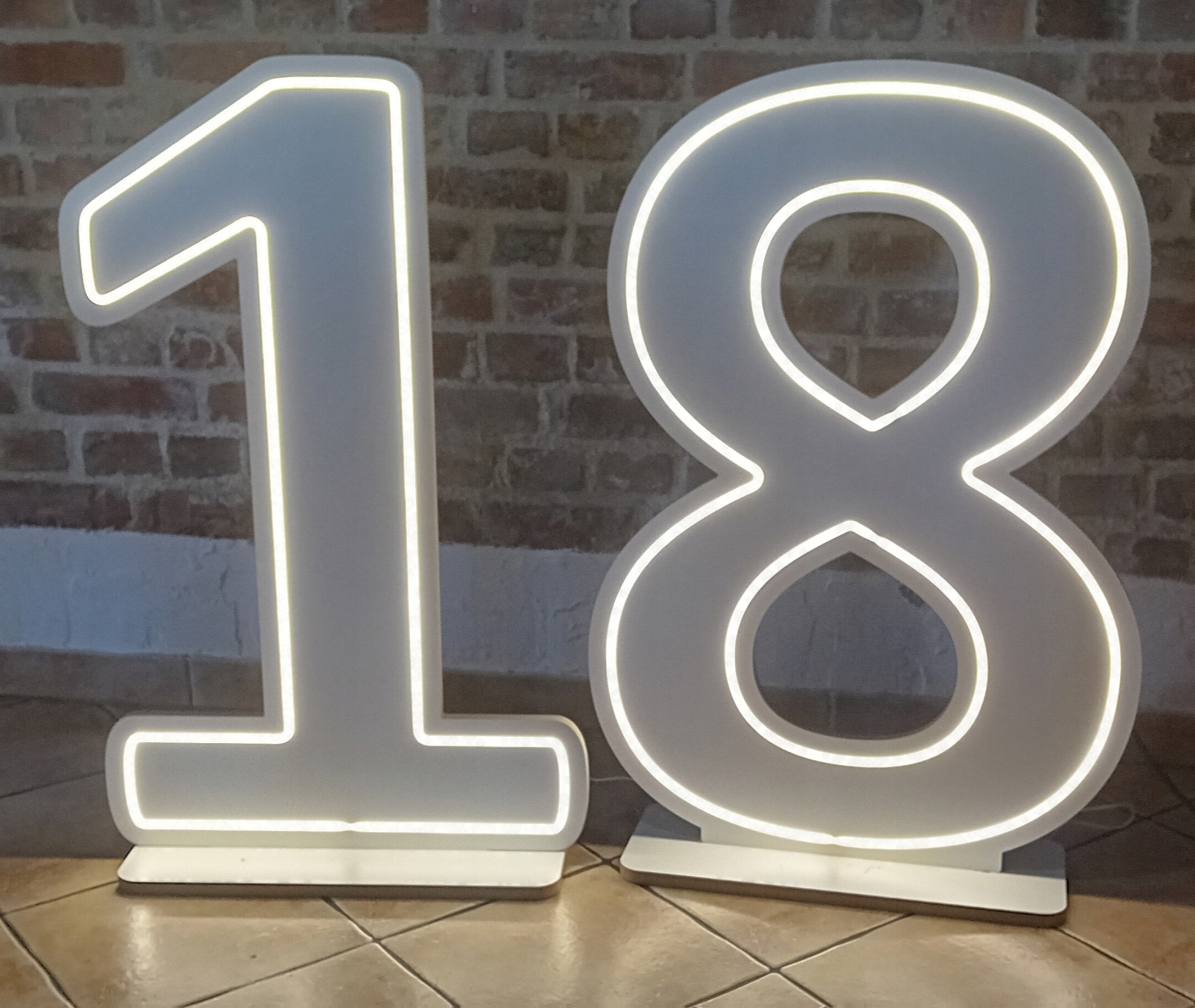 Cyfry led urodziny eventy 100 cm