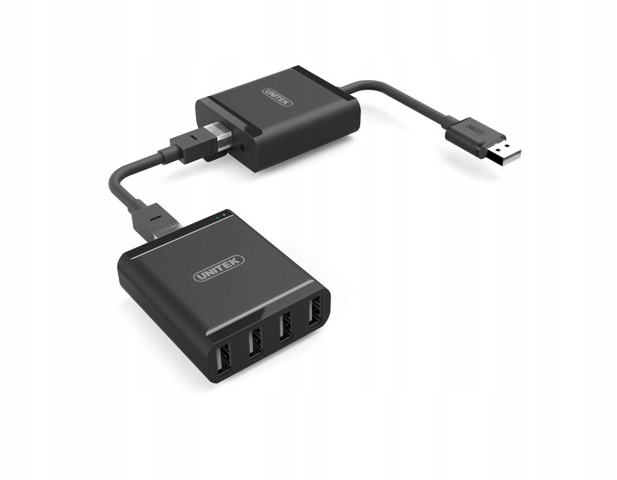 Kabel Usb 2.0 A-a przedłużacz Utp 60m 4-porty Usb Unitek Y-2516-Zdjęcie-0