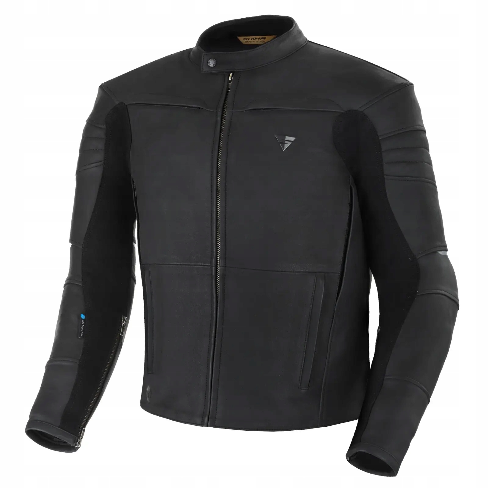 Shima Shadow Tfl Black Kožená motocyklová bunda