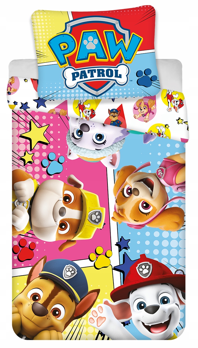 VAIKIŠKA PATALYNĖ 140x200 LETŲ PATROLIO FILMAS ŠUNYS MEDVILNĖ