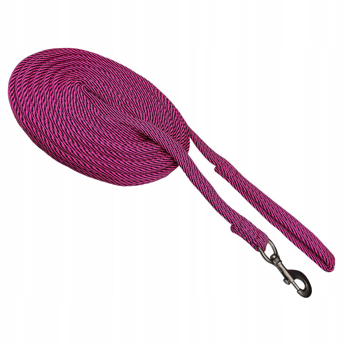 Lonża York Stripe różowa