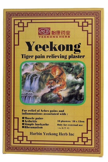 

Plaster rozgrzewający „tygrys” Yeekong 10 sztuk