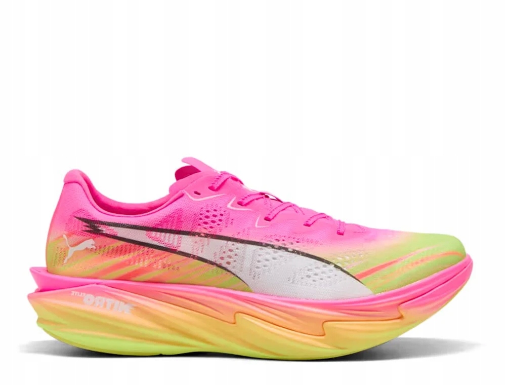 Boty Puma Deviate Nitro Elite 4 Showtime Pack M Růžovo-žluté 44.0