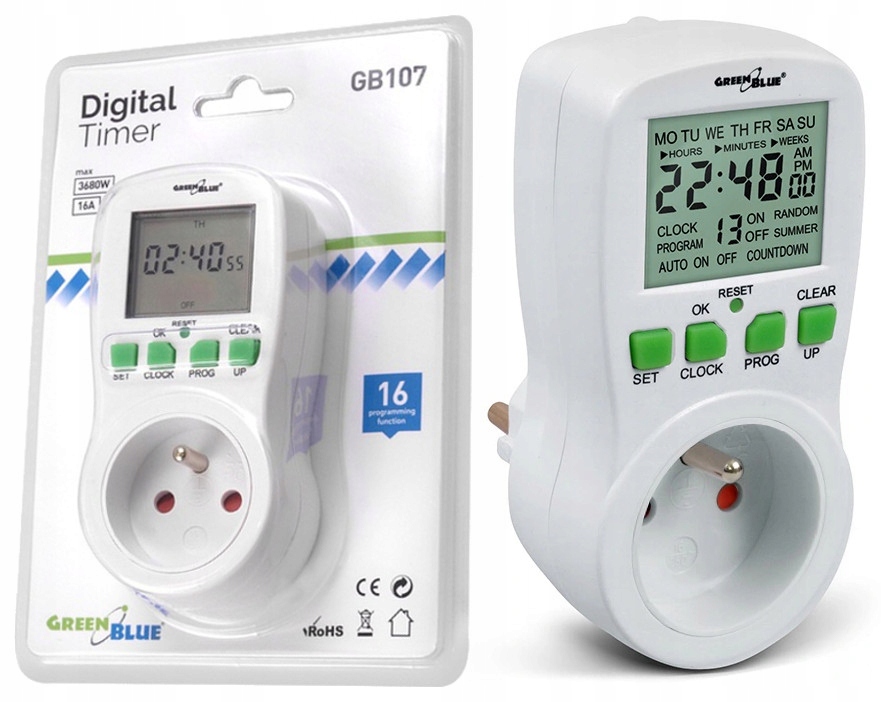 

Timer Wyłącznik Włącznik Czasowy Programator 3860W