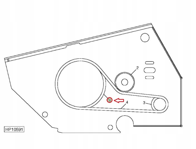 KOLO ZEBATE NAPEDU SLIMAKA HEDERA JOHN DEERE Catalog number of the original H172122