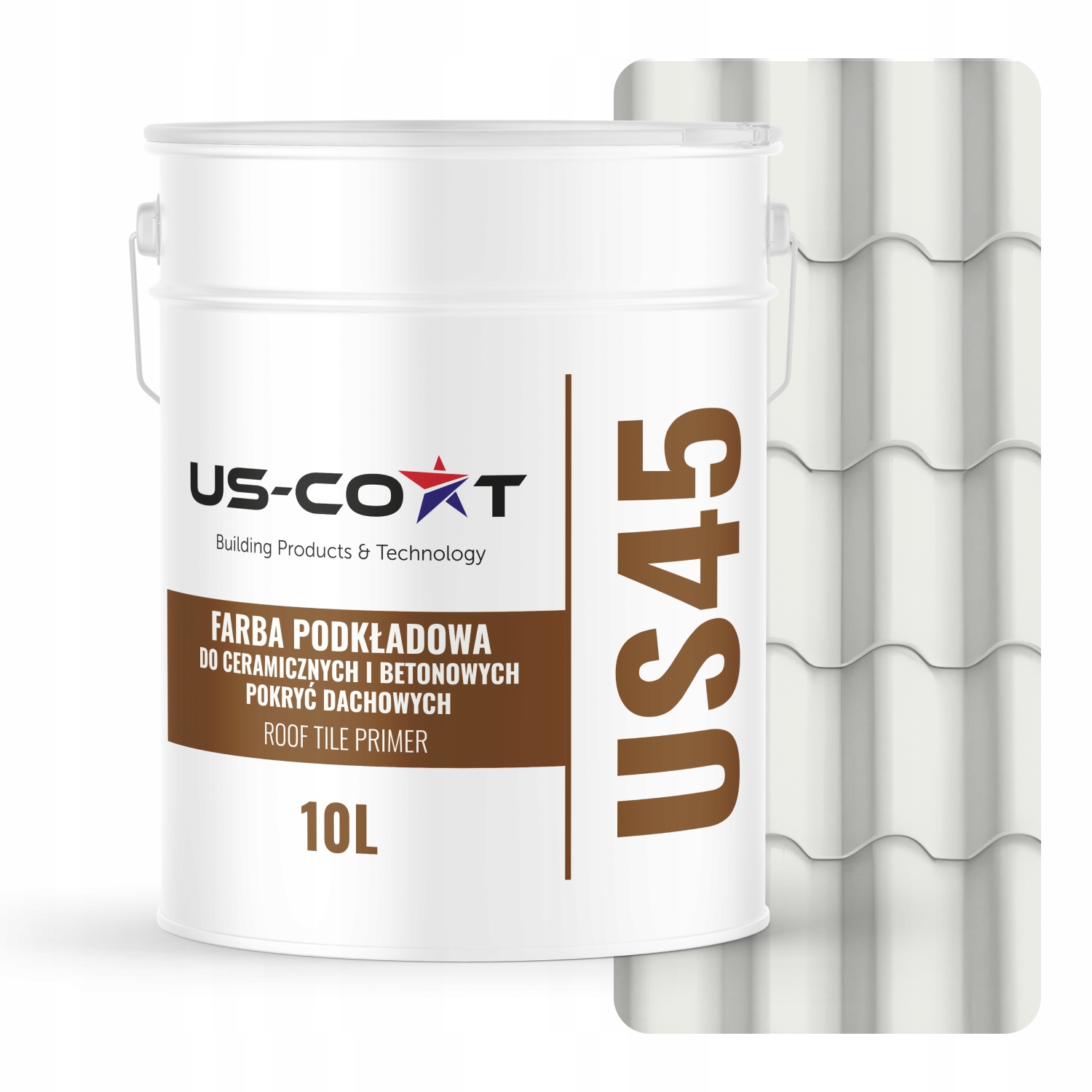 Podkladová Farba Keramickej Strechy Biela Signálová Ral 9003 Mat 10L 71 m2